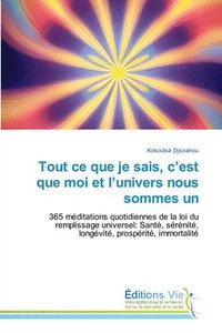 bokomslag Tout ce que je sais, c'est que moi et l'univers nous sommes un