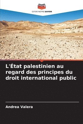 bokomslag L'État palestinien au regard des principes du droit international public