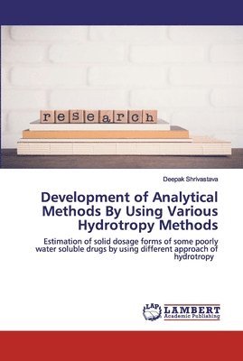 Development of Analytical Methods By Using Various Hydrotropy Methods 1