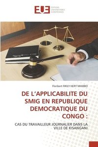 bokomslag de l'Applicabilite Du Smig En Republique Democratique Du Congo