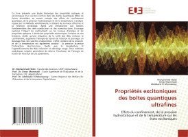 bokomslag Propriétés excitoniques des boîtes quantiques ultrafines