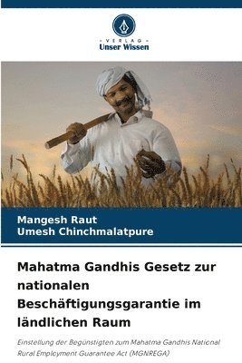 bokomslag Mahatma Gandhis Gesetz zur nationalen Beschftigungsgarantie im lndlichen Raum