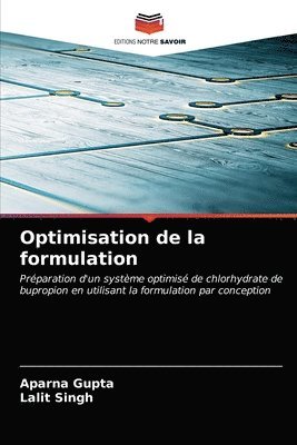 Optimisation de la formulation 1