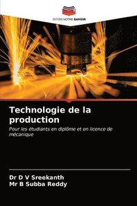 bokomslag Technologie de la production