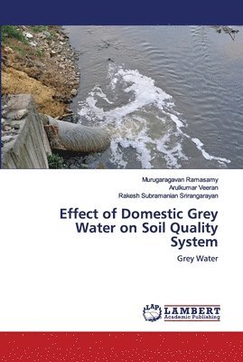 Murugaragavan Ramasamy, Arulkumar Veeran, Rakesh Subramanian Srirangarayan - Effect of Domestic Grey Water on Soil Quality System, Häftad