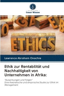 Ethik zur Rentabilitt und Nachhaltigkeit von Unternehmen in Afrika 1