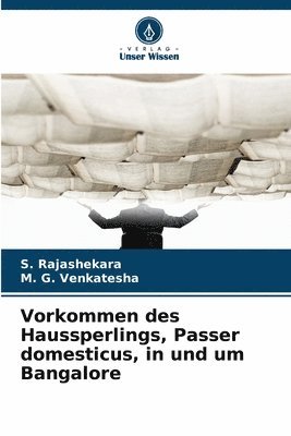 bokomslag Vorkommen des Haussperlings, Passer domesticus, in und um Bangalore