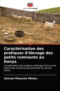 bokomslag Caractrisation des pratiques d'levage des petits ruminants au Kenya