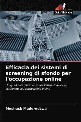 Efficacia dei sistemi di screening di sfondo per l'occupazione online 1