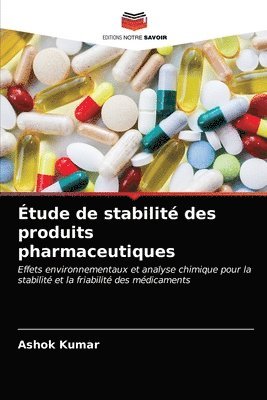 bokomslag tude de stabilit des produits pharmaceutiques