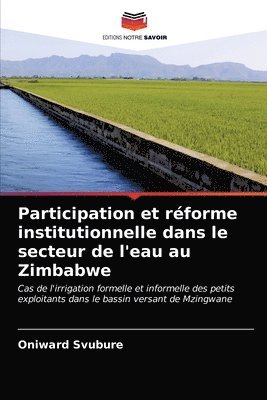 Participation et rforme institutionnelle dans le secteur de l'eau au Zimbabwe 1