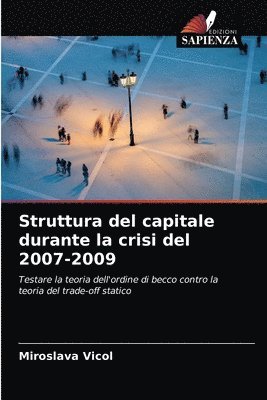 Struttura del capitale durante la crisi del 2007-2009 1