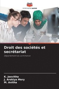 bokomslag Droit des sociétés et secrétariat