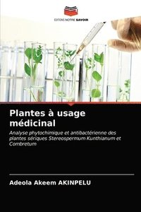 bokomslag Plantes  usage mdicinal