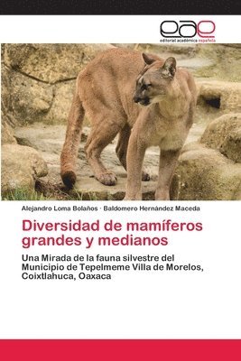 bokomslag Diversidad de mamferos grandes y medianos