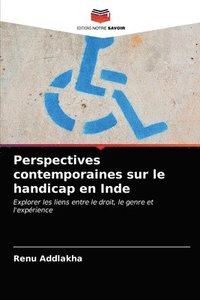 bokomslag Perspectives contemporaines sur le handicap en Inde