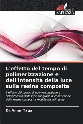 bokomslag L'effetto del tempo di polimerizzazione e dell'intensità della luce sulla resina composita