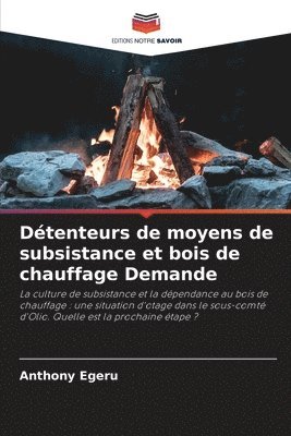 Détenteurs de moyens de subsistance et bois de chauffage Demande