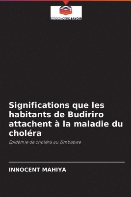 Significations que les habitants de Budiriro attachent  la maladie du cholra 1