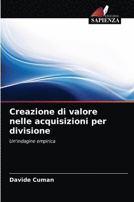 bokomslag Creazione di valore nelle acquisizioni per divisione