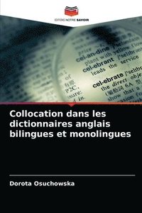 bokomslag Collocation dans les dictionnaires anglais bilingues et monolingues