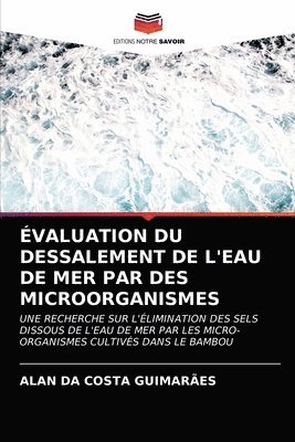 bokomslag valuation Du Dessalement de l'Eau de Mer Par Des Microorganismes