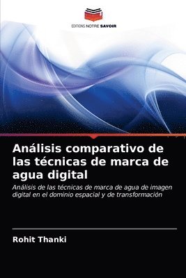 bokomslag Anlisis comparativo de las tcnicas de marca de agua digital