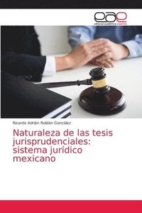 bokomslag Naturaleza de las tesis jurisprudenciales