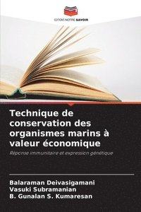 bokomslag Technique de conservation des organismes marins à valeur économique