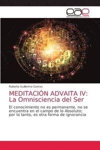 bokomslag Meditacin Advaita IV