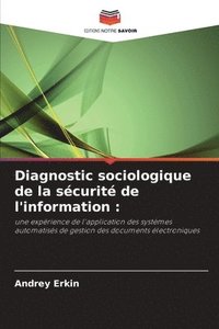 bokomslag Diagnostic sociologique de la scurit de l'information