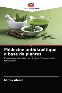 bokomslag Medecine antidiabetique a base de plantes