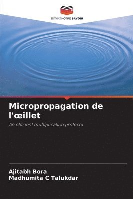 bokomslag Micropropagation de l'oeillet