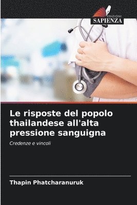 Le risposte del popolo thailandese all'alta pressione sanguigna 1