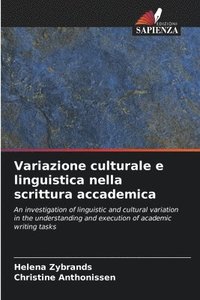 bokomslag Variazione culturale e linguistica nella scrittura accademica