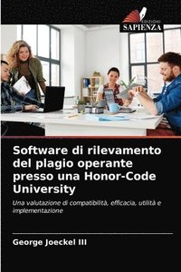 bokomslag Software di rilevamento del plagio operante presso una Honor-Code University
