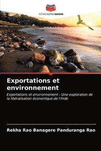 bokomslag Exportations et environnement