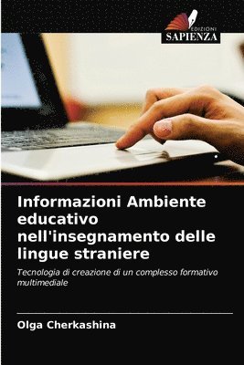 Informazioni Ambiente educativo nell'insegnamento delle lingue straniere 1