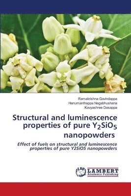 Structural and luminescence properties of pure Y2SiO5 nanopowders 1
