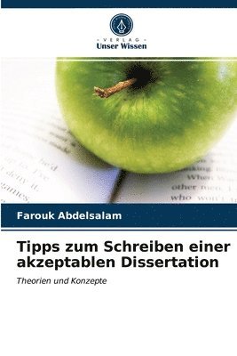 Tipps zum Schreiben einer akzeptablen Dissertation 1