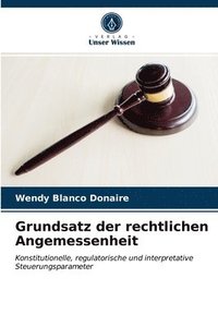 bokomslag Grundsatz der rechtlichen Angemessenheit