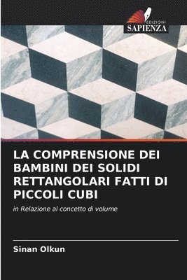 bokomslag La Comprensione Dei Bambini Dei Solidi Rettangolari Fatti Di Piccoli Cubi