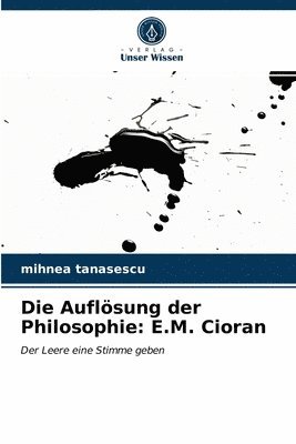 bokomslag Die Auflsung der Philosophie