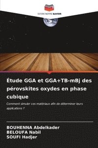 bokomslag tude GGA et GGA+TB-mBj des provskites oxydes en phase cubique