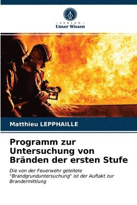 bokomslag Programm zur Untersuchung von Bränden der ersten Stufe