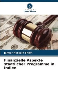 bokomslag Finanzielle Aspekte staatlicher Programme in Indien