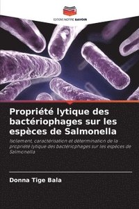 bokomslag Propriété lytique des bactériophages sur les espèces de Salmonella