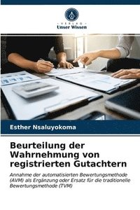 bokomslag Beurteilung der Wahrnehmung von registrierten Gutachtern