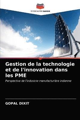 Gestion de la technologie et de l'innovation dans les PME 1