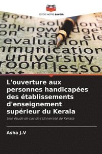 bokomslag L'ouverture aux personnes handicapées des établissements d'enseignement supérieur du Kerala